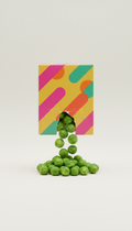 Japanese wasabi pea crunchers