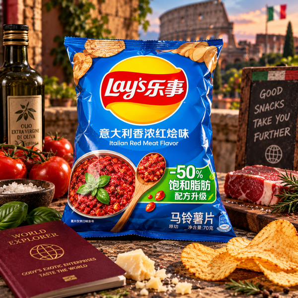 Lay's China Italian Red Meat Flavor Potato Chips