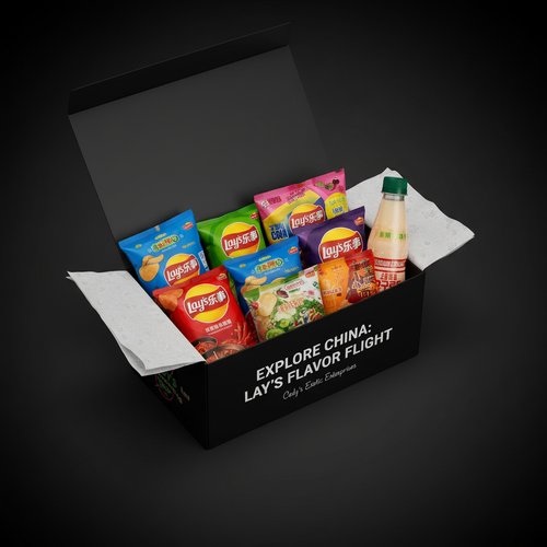 Explore China: Lay's Flavor Flight — all 7 Lay's China flavors in a premium box